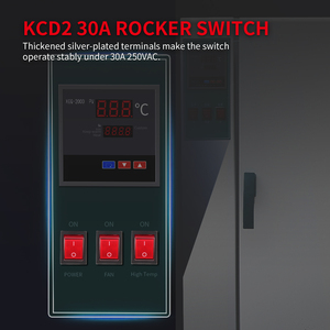 Daiertek KCD4-201N-B interruttore a bilanciere 30A pulsante KCD4 interruttore di alimentazione KCD4 16A 250Vac con indicatore luminoso - Product Image 6