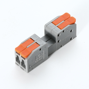 2604D Electrical Nut Lever Quick Compact Wiring <strong>Push</strong>-in Male Female Butt Quick <strong>Spring</strong> Wire Connector <strong>Terminal</strong> <strong>Block</strong> - Product Image 5