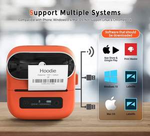 Phomemo M220 Upgrade Wireless Thermal Label Maker Mini Printer for Printing Barcodes QR <strong>Codes</strong> Tags Color <strong>Style</strong> - Product Image 4