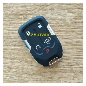 Durumda kabuk akıllı anahtar Fob anahtarsız giriş uzaktan 4 + 1 düğme logo HU100 acil anahtar olmadan 2014 2015 2016 2017 Chevrolet uyar - Product Image 4