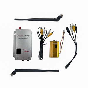 FPV 1.2Ghz 1.5W无线音频视频发射器接收器数字显示1500mW 8CH发射器8CH接收器DC - Product Image 2