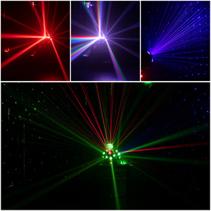 18x10w RGBW 4in1 LED işın hareketli kafa işık 3 kafaları sahne aydınlatma projektör için DMX DJ disko parti konserler için performansları - Product Image 4