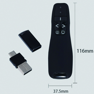 R400 tipo C puntatore Laser senza fili Presenter PPT penna Laser PowerPoint AAA batteria USB e USB C per la formazione di incontro di insegnamento - Product Image 2