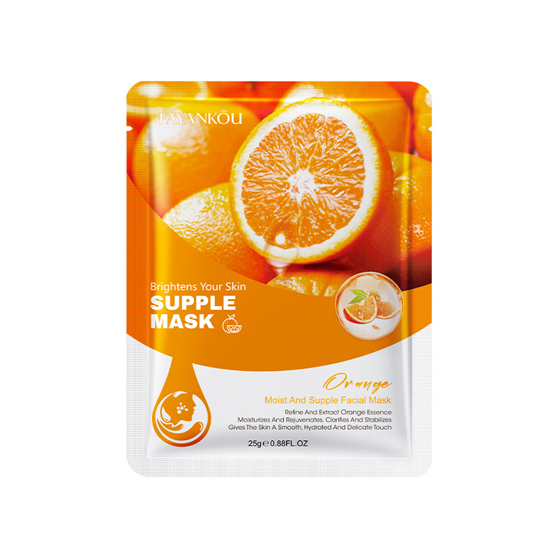 Naranja máscara facial