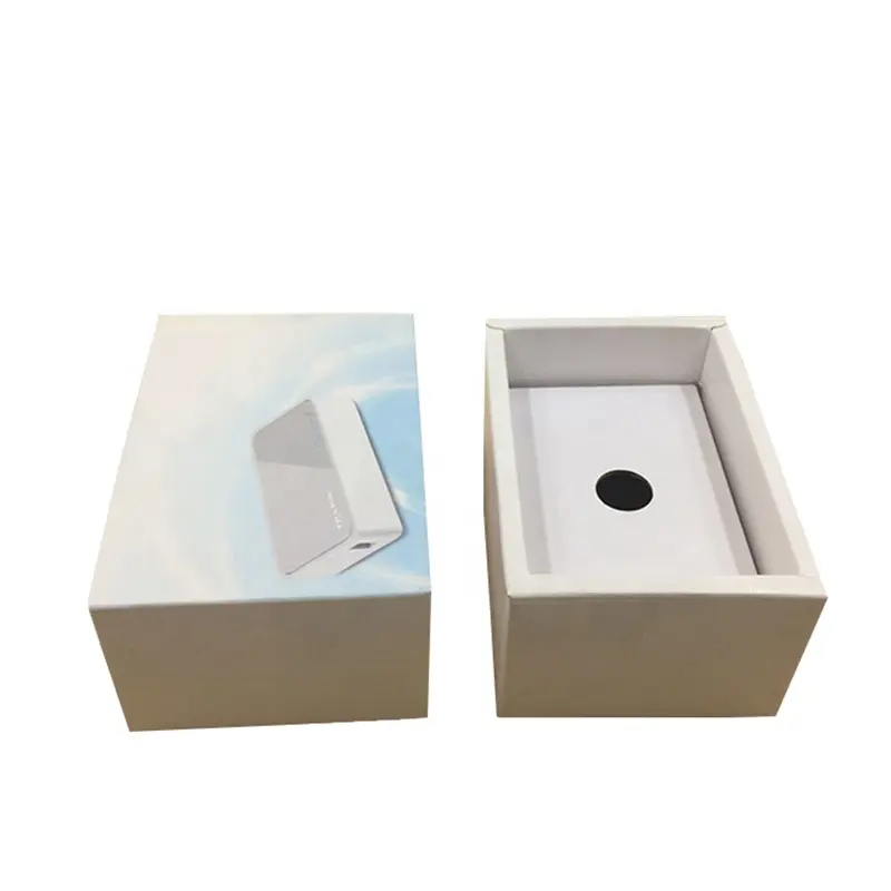 Electronic router custom foldable paper drawer box packaging Custom printing Slide sleeve paper drawer boxes