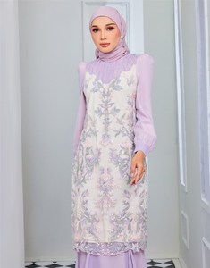 Fashionable Traditional Muslim Clothing Abaya Baju Kurung Kebaya in Chiffon Directly From <strong>Malaysia</strong> - Product Image 2