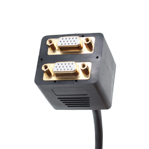Cable divisor de vídeo DVI analógico a 2 VGA, 1 pie, pantalla de señal DVI en dos monitores VGA, Cable de Monitor simultáneamente - Product Image 2