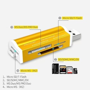 4 in 1 USB2.0 Mirco Sd <strong>Card</strong> Reader Flash USB <strong>Memory</strong> <strong>Card</strong> Reader for Laptop Desktop PC <strong>Computer</strong> <strong>Camera</strong> - Product Image 4