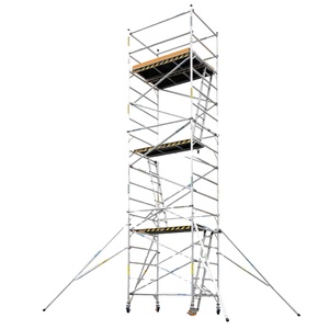 Andamios de aleación de aluminio inclinado de doble ancho de alto rendimiento El estilo de diseño moderno mejora la eficiencia del trabajo para cada proyecto - Product Image 6