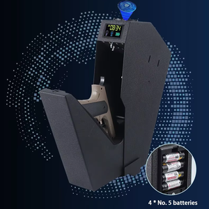 新しい家庭用盗難防止銃安全指紋パスワード表示クロスボーダー鋼製キーロック安全デポジットボックス - Product Image 5
