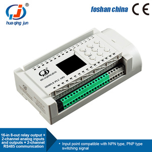 Huaqingjun 16 Eingänge 8 Ausgänge Relais ausgang SPS Analoge in gänge Ausgänge 0-20mA RS485 Modbus RTU SPS für Sensoren - Product Image 4