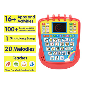 Un giocattolo di apprendimento precoce che cantano canzoni multifunzionali e portatili ha portato i bambini inglesi giocattoli per Computer portatili - Product Image 2