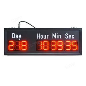 Benutzer definierte 999 Tage Countdown Timer Anzeigetafel LED-Uhr mit Fernbedienung