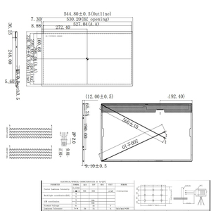 Bildschirm anzeige 1920*1080/3840*2160 Auflösung 23,8-Zoll-LCD-Modul LCD-Bildschirm OEM 200-2000 cd/m2 lvds/edp Signals chnitt stelle - Product Image 5
