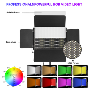 Tolifo GK-S150RGB 168W RGB写真照明ソフトLEDパネルビデオスタジオライト、APPコントロールACまたはVマウントバッテリー電源付き - Product Image 2