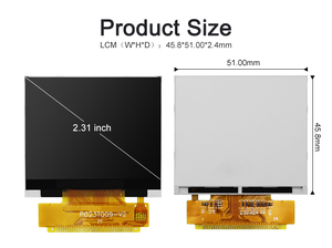 Polcd 2,31-Zoll-TFT-LCD-Modul 320x240 36-polige MCU-Schnitts telle 2,3-Zoll-Bildschirm-TFT-Display - Product Image 3