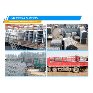Fábrica profesional Oem Alta confiabilidad Walkthrough Accesorios de construcción Materiales de construcción resistentes Andamio de Marco H - Product Image 5