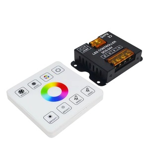 Квадратный сенсорный контроллер 86 Rgb/cct/Одноцветный сенсорный контроллер 86-панель Сенсорный настенный пульт дистанционного управления для светодиодной ленты - Product Image 4