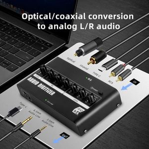 NUEVA caja convertidora de audio analógico a digital Función 3EQ 6 Interfaces DIGITIZADOR DE AUDIO estudio en casa - Product Image 5