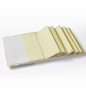 免费样品2-5 Plys NCR纸9.5x11 ”无碳连续表格办公发票纸 - Product Image 1