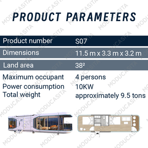 Nhà ở mô-đun kiểu không gian vũ trụ thiết kế mới, nhà di động kiểu không gian vũ trụ để bán - Product Image 3