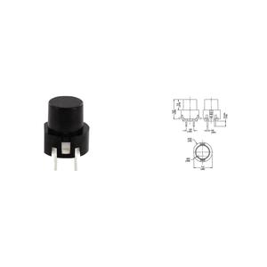 TRU Components Botón de pulsación de 35 V/CC 0.01A (940910148498), 1, 2, 2, 2, 1, 2, 1, 2, 1, 2, 1, 1, 1, 2, 1, 1, 1, 2, 1, 2 - Product Image 1