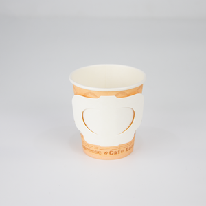ハンドル付き断熱紙コーヒーカップ-スタイルでエスプレッソを楽しむ - Product Image 3