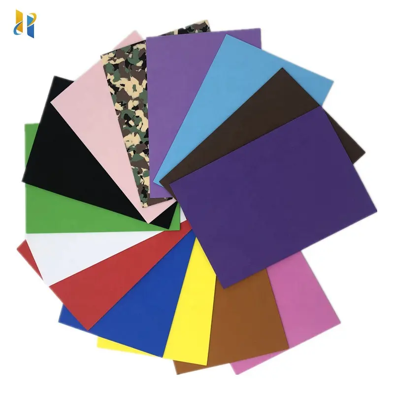 Prezzo di fabbrica foglio colorato EVA schiuma con formato autoadesivo personalizzato e colori 2mm/3mm