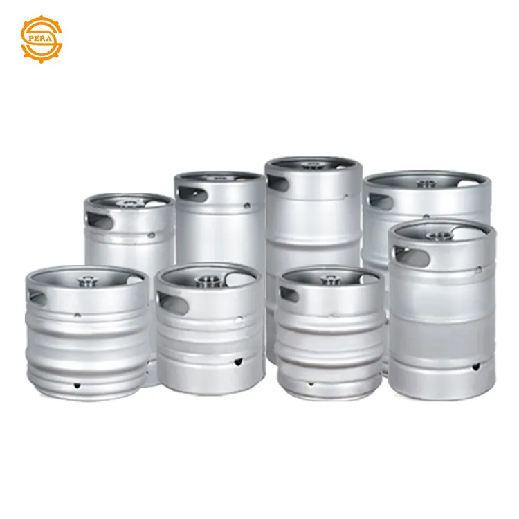 Fusto di birra alla spina tipo A/D/S/G 5L 10L 15L 20L 30L 50L 60L fusto di birra Standard in acciaio inossidabile