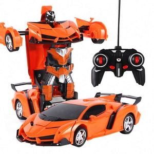 2022 sıcak satış dönüşüm 1:18 5CH uzaktan kumanda oyuncaklar deformasyon araba uzaktan kumandalı Robot araba ile şarj edilebilir pil - Product Image 3
