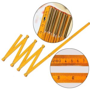 Özel yapılmış 2-Meter ahşap perçinleme cetvel 10-Fold ve 5-Fold tasarım - Product Image 4