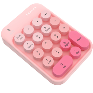 Mini 2.4G <strong>Wireless</strong> Numeric <strong>Keyboard</strong> for Desktop Use with Membrane Operation Style
