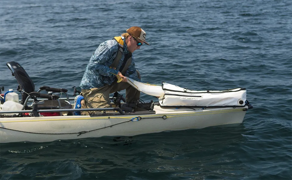 Buffalo Gear Isolado maior pesca de bolso à prova de vazamento de pesca matar manter gelo frio fresco portátil caiaque peixe saco térmico