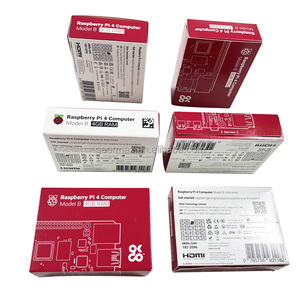 Ahududu Pi 4B 4GB orijinal geliştirme kurulu ile 2 USB 3.0 Python programlama Robot Raspberry Pi 4B Model B 4G için AI