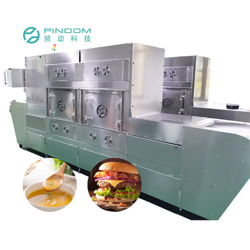 Fiambrera Industrial para microondas, horno de calefacción en caja, máquina de calentamiento de comida rápida para carne, microondas comercial