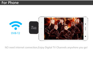 Androidパッドモバイルdvbt2レシーバー用のタイプC DVB-T2 USBTVチューナー - Product Image 5