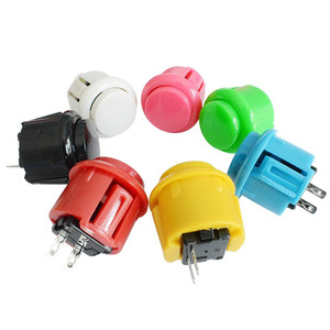 Sanwa 30 мм, аркадный кнопочный переключатель, замена для Nintend MAME Raspberry Pi 1 год гарантии, пластиковый материал