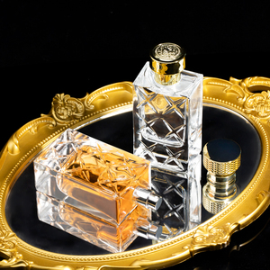 Özel kare borosilikat cam araç parfüm şişesi 30ml 50ml 100ml kutu ile kademeli renkli difüzör - Product Image 3