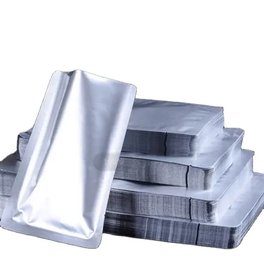 Refermable réutilisable feuille d'aluminium blanc mat thermoscellable faveur de mariage auto-joint plat en plastique Mylar sac pochette emballage alimentaire