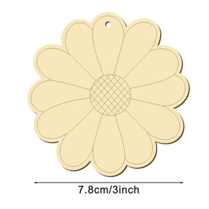 木制工艺品小挂件<span class=keywords><strong>DIY</strong></span>彩绘涂鸦卡通动物造型木制玩具
