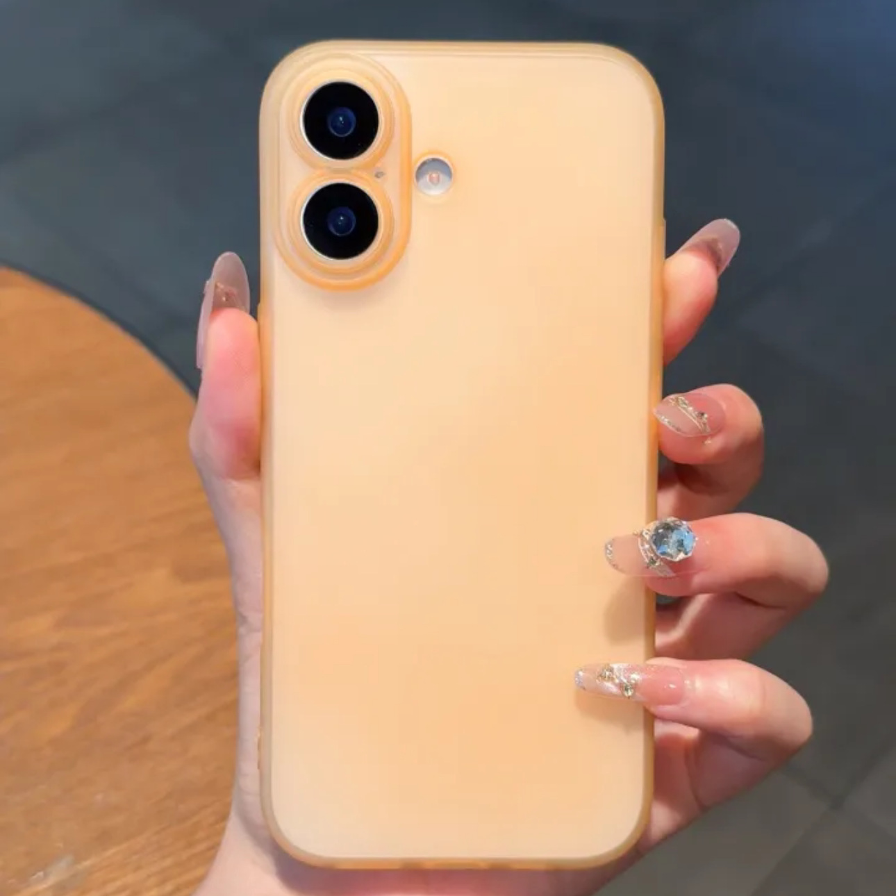 Orange translucide