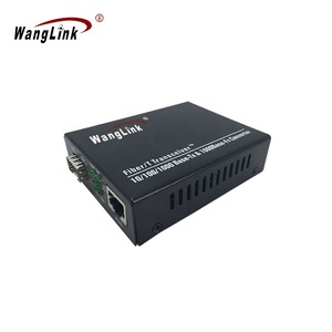 Wanglink 10/100/1000M במהירות גבוהה סיבים אופטיים <span class=keywords><strong>Ethernet</strong></span> SFP כדי RJ45 מדיה ממיר