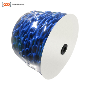 Customized 5mm 50M Short Post Plastic <strong>Chain</strong> Made in Taiwan for <strong>Chain</strong> Link Guard Rails