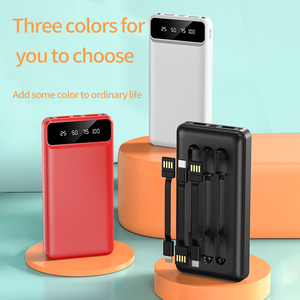 Banco de energía portátil ultrafino de 10.000 mAh con pantalla digital 20W 10W Salidas para iPhone 15 Otros dispositivos Múltiples opciones de color - Product Image 6