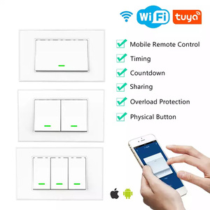 LEDEAST TB22 Tuya 1 Gang 2 Gang 3 Gang intelligenter Lichtschalter WLAN-Fernbedienung mit Telefon-App und Timing-Funktion 10 A Maxstrom - Product Image 4