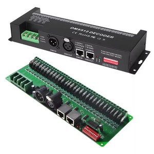 DMX512 декодер DC12-24V высокой мощности 3CH RGB 4CH RGBW 8CH 24CH 30-канальный светодиодный контроллер освещения DMX декодер - Product Image 1
