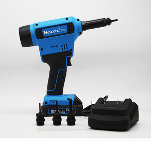 टिकाऊ रोकोल RL-860 लिथियम बैटरी रिवीटिंग नट बंदूक कार्लेस रिचार्जेबल त्वरित चार्ज रिवेट टूल - Product Image 3