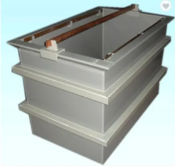 OEM Customized Chemical Storage Equipment Acid and Alkali Resistant Electroplating Bath Plastic PP Plating tank