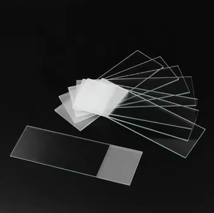 OEM personalizable 100PCs laboratorio vidrio microscopio diapositivas con cubierta de vidrio para aplicaciones médicas y químicas