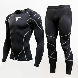 Áo rashguard chất lượng cao bán buôn tay dài MMA, áo rashguard BJJ in theo yêu cầu, bộ áo rashguard nam - Product Image 5